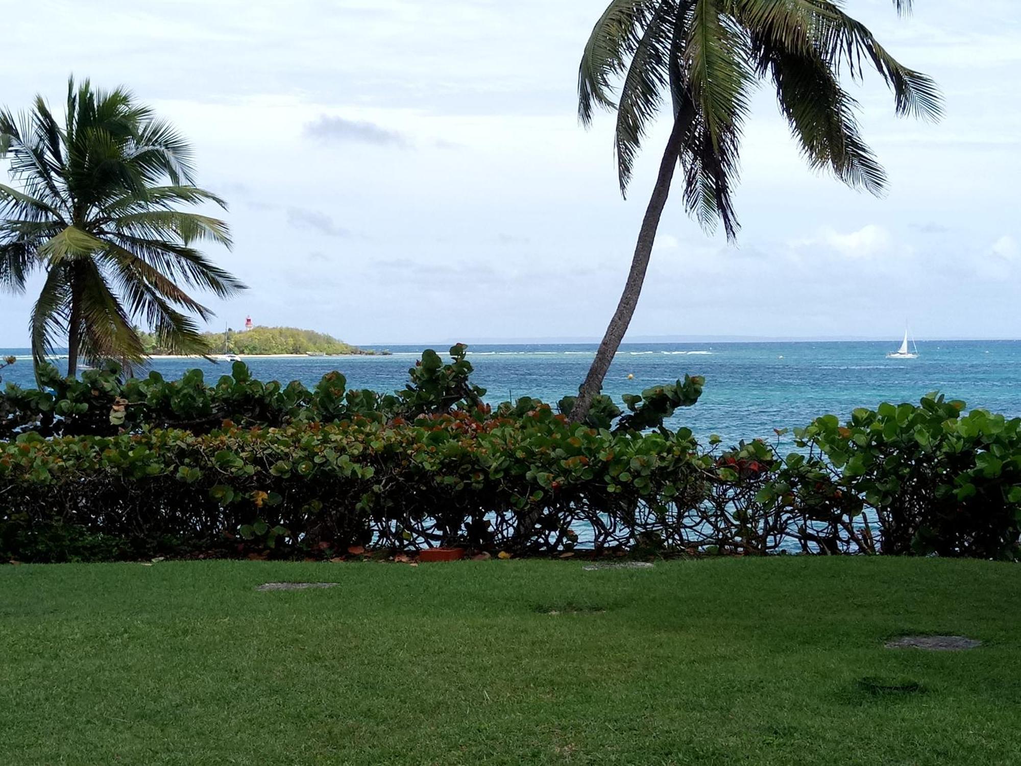 Beau Studio Lumineux Vue Mer Acces Plage Et Piscine Le Gosier  Extérieur photo